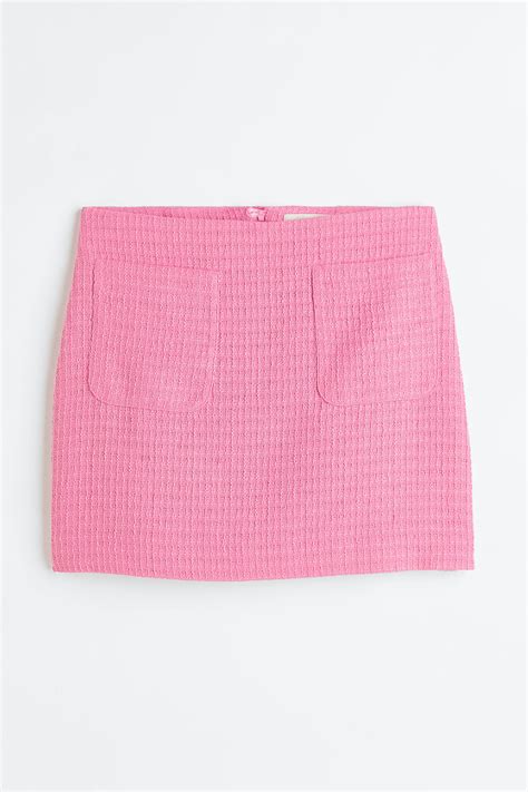 Mini Skirt Pink Ladies Handm Gb