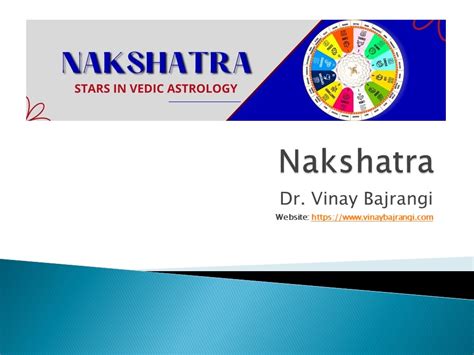 Ppt Nakshatras Features And Importance Of Stars In Astrology 1