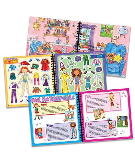 T S Shure Daisy Girls Paper Dolls Activity Book Macys