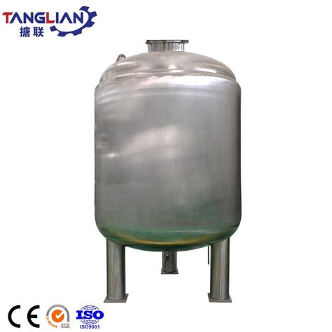 L Vertical Stainless Steel Storage Tank Used For Chemicals Storing