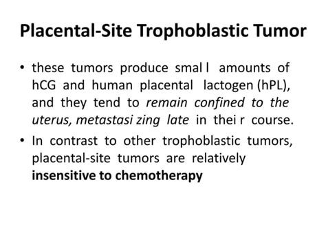 Management Of Gestational Trophoblastic Disease Pptx