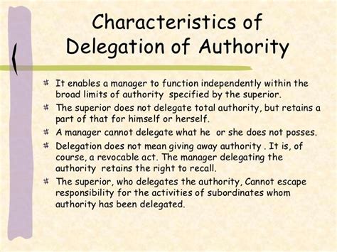 Delegation Of Authority Responsibility And Decntralization