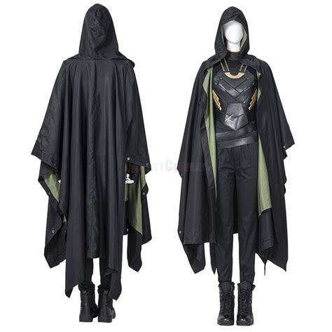 Sylvie Lushton Female Loki Cosplay Costume Updated Version HQCOSPLAY