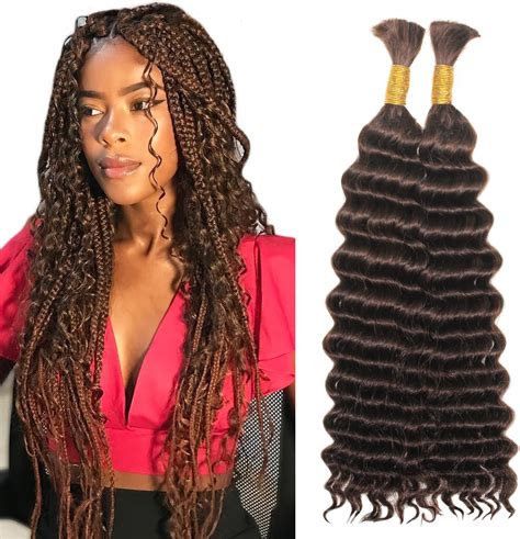 Bulk Human Braiding Hair Virgin Human Hair Curly Braiding Hair For Bohemian