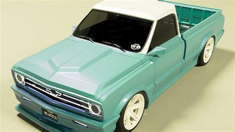 Sharp Chevy C10 Custom Is Chopped, Raked, and LED-Infused, Albeit Only ...