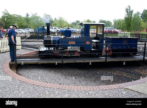 Naomi Engine At Exbury Gardens Steam Railway Hampshire England Stock