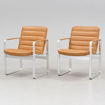 A pair of Mondo easy chairs by Karl Erik Ekselius JOC Möbler