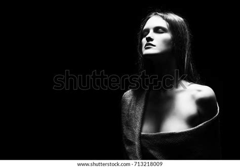 Vintage Portrait Naked Big Breast Sensual Stock Photo 713218009 Shutterstock