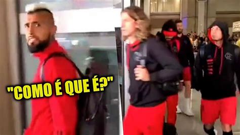 Vidal Se Irritou Torcedor Do Flamengo Revoltado Cobrando Os