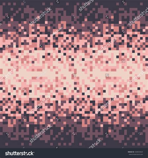 Retro Pixel Art Vector Background Stock Vector Royalty Free 330833924