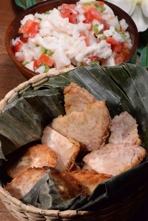 Fiji Fried Taro Root International Cuisine