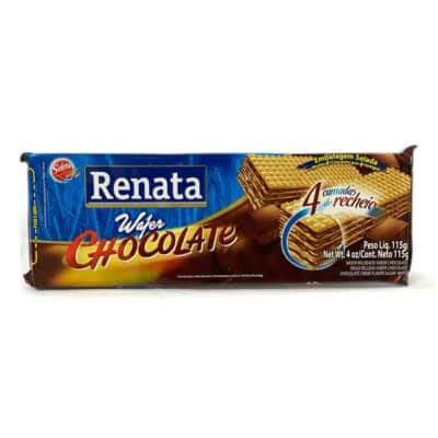 Galleta Wafer Chocolate 115Gr Renata Mi Bodega Express