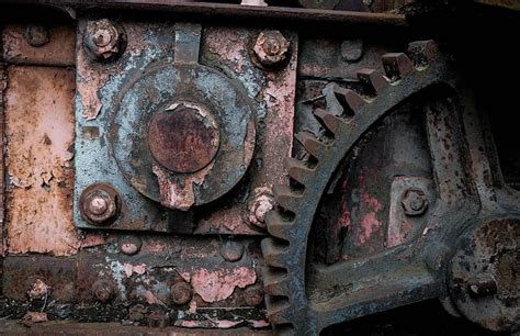 Hd Wallpaper Industrial Rust Machine Gears Metal Rusty Close Up