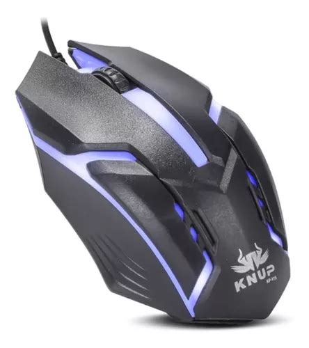 Mouse Gamer 1600dpi 3 Botões Knup Kp v40 Preto MercadoLivre