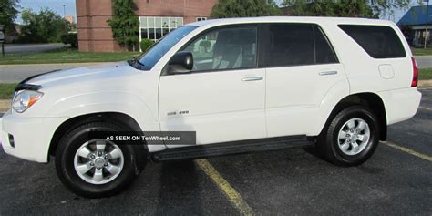 2006 Toyota 4runner Sr5 4x4 V6 4 0l Suv White 4wd Sport Utility Vehicle