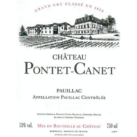 Placement Dans Le Vin Avec Patriwine Ch Teau Pontet Canet