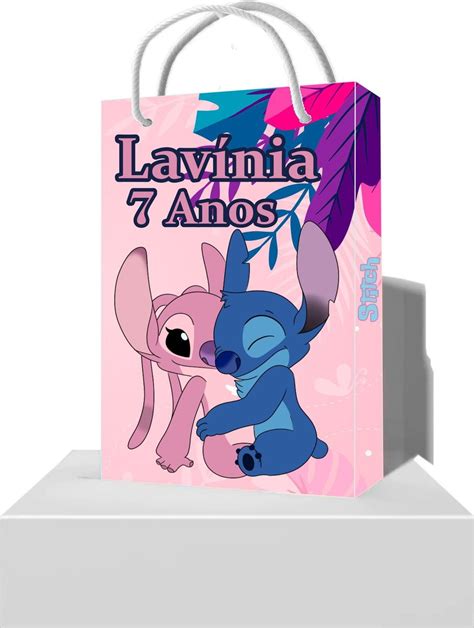 Sacolinha Personalizada De Lembrancinha Lilo E Stitch Elo