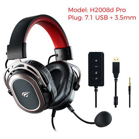 (ร้อน) HAVIT H2008d ชุดหูฟังสำหรับเล่นเกมแบบมีสายพร้อมปลั๊ก3.5มม. ไดร ...