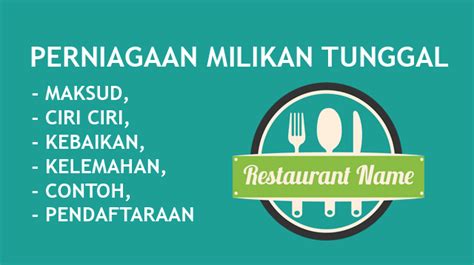 Milikan Tunggal Maksud Ciri Kebaikan Kelemahan Contoh Nama