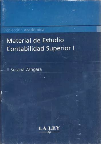 Material De Estudio Contabilidad Superior De Zangara Editorial La