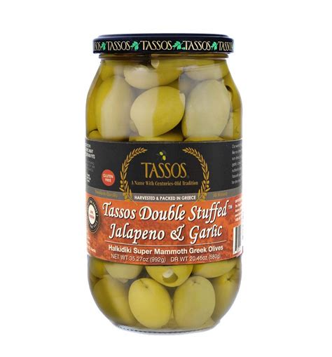 Amazon Tassos Double Stuffed Jalapeno And Garlic Super Mammoth