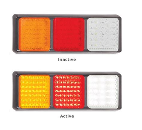 Combination Tail Light Stop Tail Indicator And Reverse Triple Light