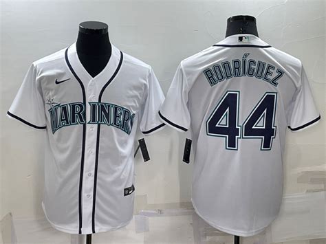 Men S Seattle Mariners Julio Rodriguez Cream Stitched Mlb Cool Base