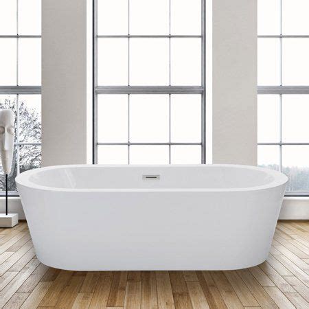 Woodbridge Acrylic Freestanding Bathtub Contemporary Soaking Tub