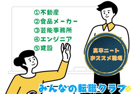 高卒ニートはどんな会社に就職できる？5つ紹介します！ みんなの転職クラブ