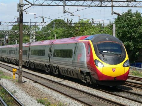 A Virgin Class 390 Pendolino British Rail Train St Helens