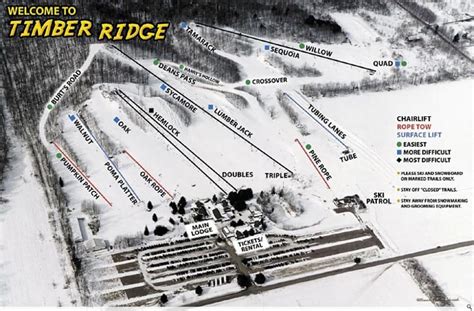 Timber Ridge Trail Map | Liftopia