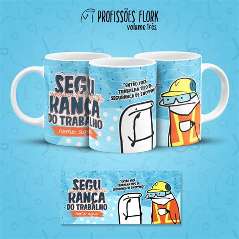 Caneca Flork Profissões Segurança Do Trabalho Elo7