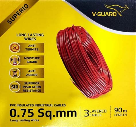 V Guard Wires And Cables, 90 m, 1 sqmm at Rs 950/roll in Erode | ID: 26537357397