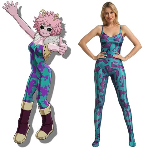 Unisex Costumes Clothing Shoes And Accessories My Hero Academia Mina Ashido Tight Jumpsuit