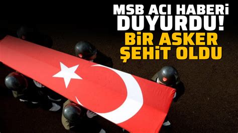 Msb Ac Haberi Duyurdu Bir Asker Ehit Oldu Ayd N Ses Gazetesi En