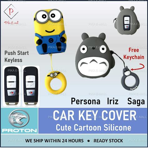 New Proton Saga Mc Premium S Iriz Persona Key Cover Car Holder Casing