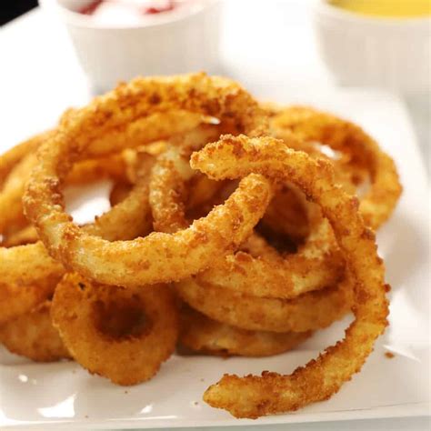 Frozen Onion Rings In Air Fryer Ultra Crispy Amira S Pantry