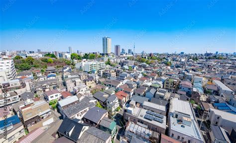 Tokyo Skyline: an aerial view of the downtown Stock Photo | Adobe Stock