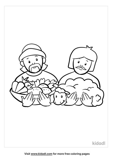 Free Printable Cain And Abel Coloring Pages