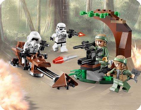 Lego Star Wars Endor Rebel Trooper Imperial Trooper