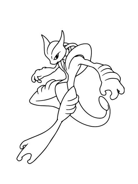 Pokemon Mega Evolution Coloring Pages Free Printable Coloring Pages