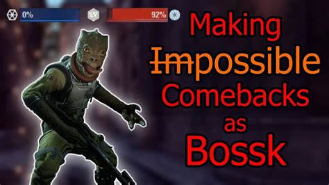 A Good Bossk Makes Any Match Winnable Supremacy Star Wars