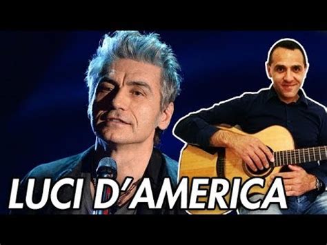 Luci D America Ligabue Chitarra Youtube