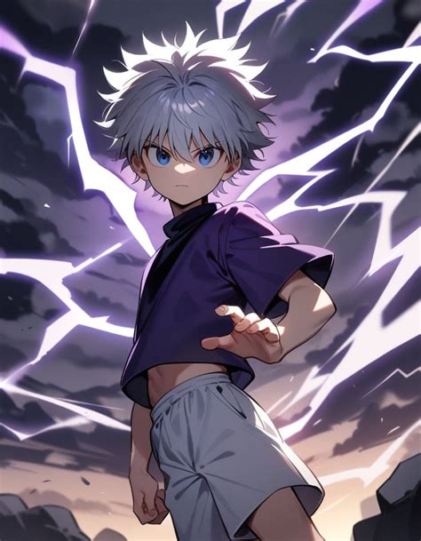 Killua Zoldyck Fan Art In Hunter X Hunter Anime Hunter Anime