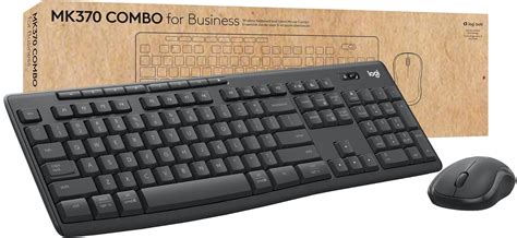 Logitech Mk370 Combo For Business Wireless Full Size Keyboard And Wireless Mouse Secure Logi