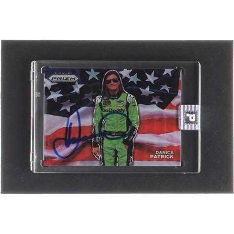 Danica Patrick Signed Panini Prizm Usa Pa Encapsulated