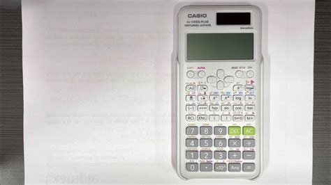 Casio Fx 115es Equation Functions Solving For “x” Youtube