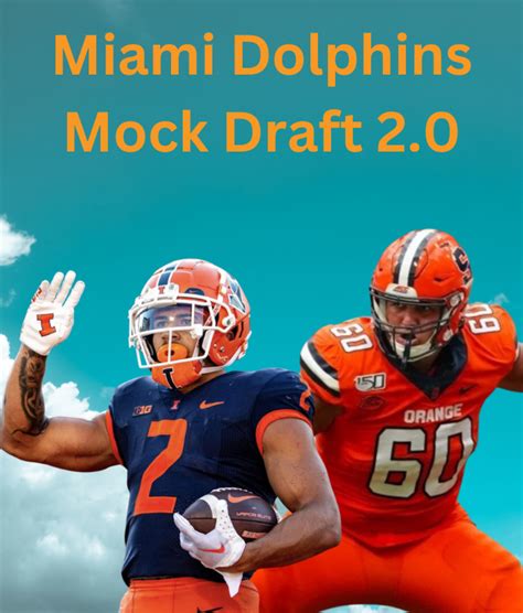 Miami Dolphins Mock Draft 20 Dolphins Thirsty Dolphins Thirsty