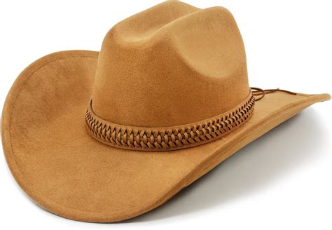 Fluffy Sense Cowboy Hat For Women And Men With Shapeable Wide Brim