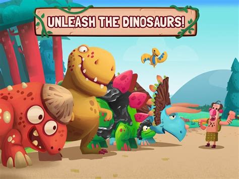 Dino Bash - Dinos v Cavemen APK Free Strategy Android Game download ...